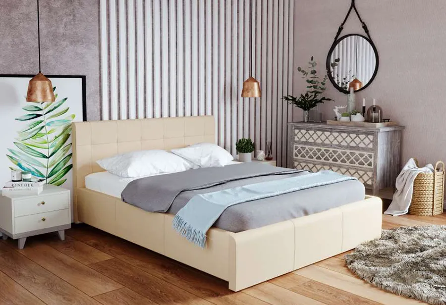 На фото Выбираем качественную кровать с матрасом в спальню для комфортного сна